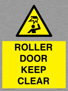 ROLLER DOOR KEEP CLEAR